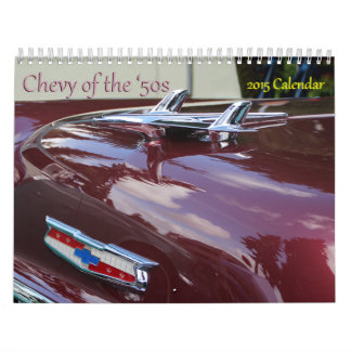 Calendario Chevys de los años 50