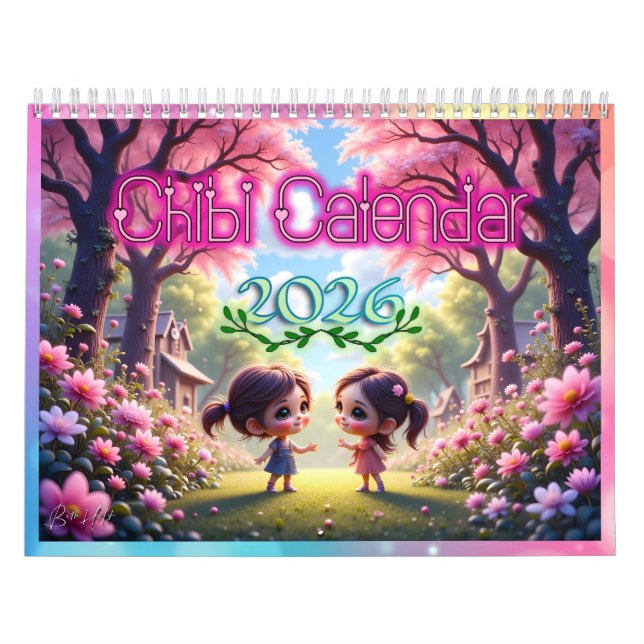 Calendario Chibi 2026 (Tapa)