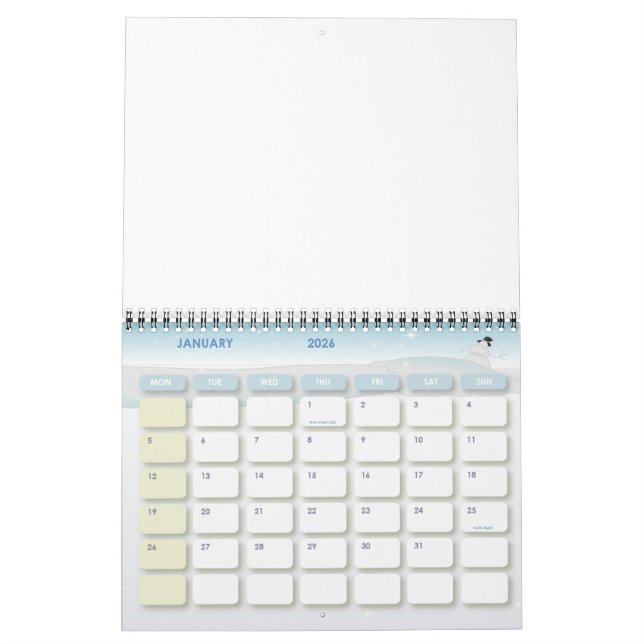 Calendario Chica CITY NEON (Jan 2026)