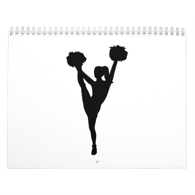 Calendario Chica de la animadora del baile (Tapa)