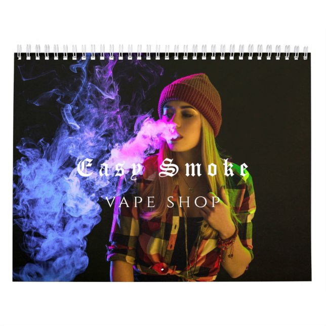 Calendario Chica Smoke Vape Shop (Tapa)