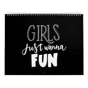 Calendario chica solo quiere divertirse