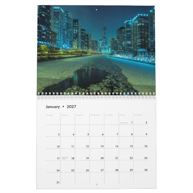 Calendario Chicago 2015 (Jan 2027)