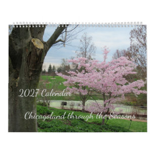 Calendario Chicagoland a través de las Estaciones