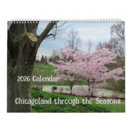 Calendario Chicagoland a través de las Estaciones