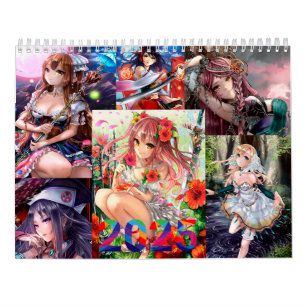 Calendario Chicas Anime 2025