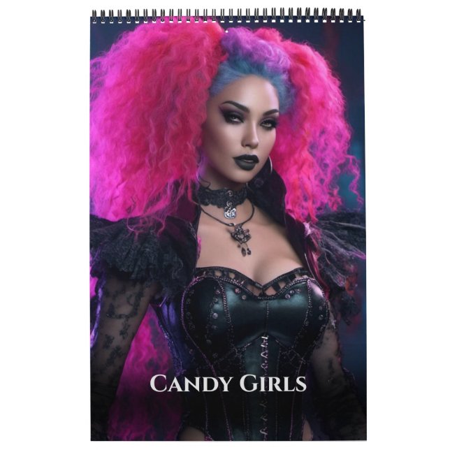 Calendario Chicas de golosinas de Ivy y Bat Art (Tapa)