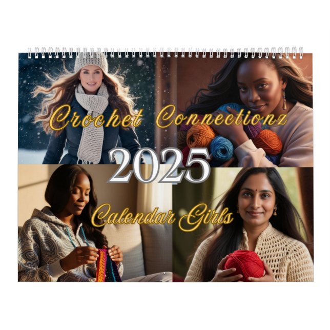 Calendario chicas del Crochet Calendar 2025 (Tapa)