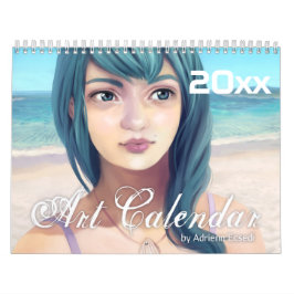 Calendario Chicas fantasmas 20XX Arte digital