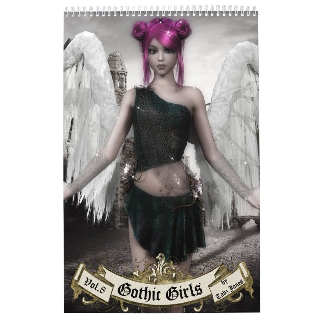Calendario Chicas góticos libro de arte anual (Tapa)
