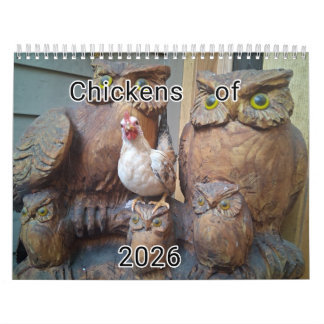 Calendario Chicken Calendar 2026