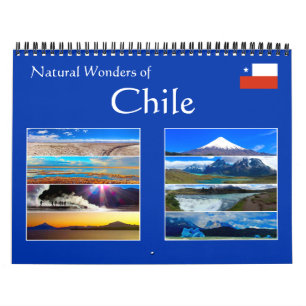 Calendario chile natural wonders 2025