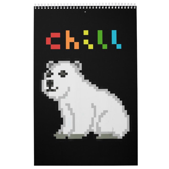 Calendario Chill Polar Bear Animal Lover (Tapa)