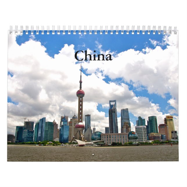 Calendario China - Impresiones de Shanghai (Tapa)