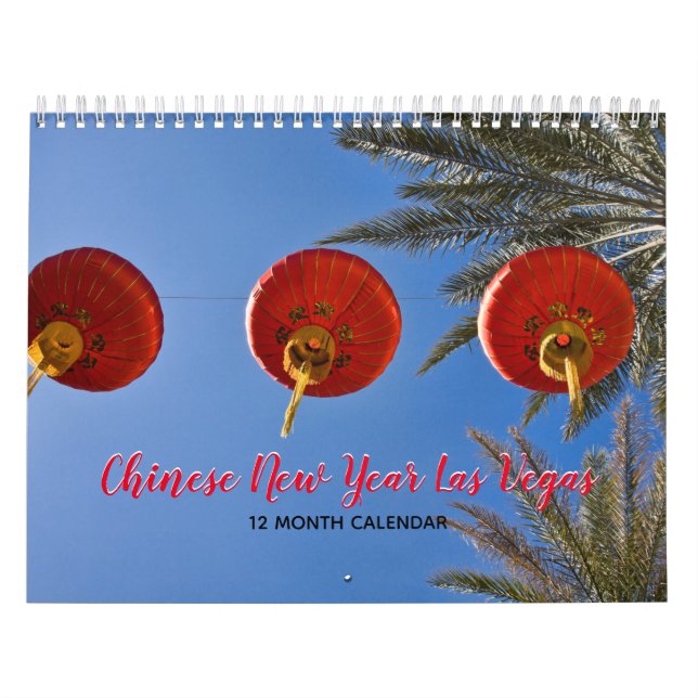 Calendario chino de Año Nuevo Las Vegas (Tapa)