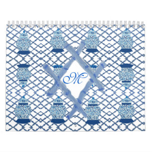 Calendario Chinoiserie Bamboo Ginger Jar Jars