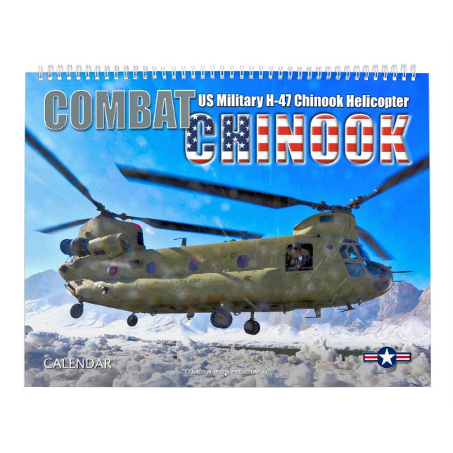 Calendario CHINOOK DE COMBATE - Chinook CH-47 (Tapa)