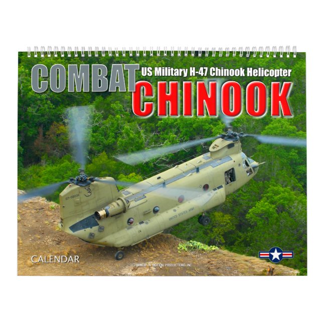 Calendario CHINOOK DE COMBATE - Chinook CH-47 (Tapa)