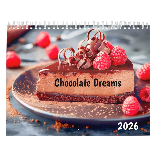 Calendario Chocolate Dreams 2026 – A Year of Sweet Temptation (Tapa)
