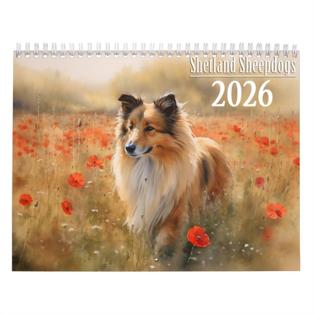 Calendario Chopatín de Shetland 2026 (Tapa)
