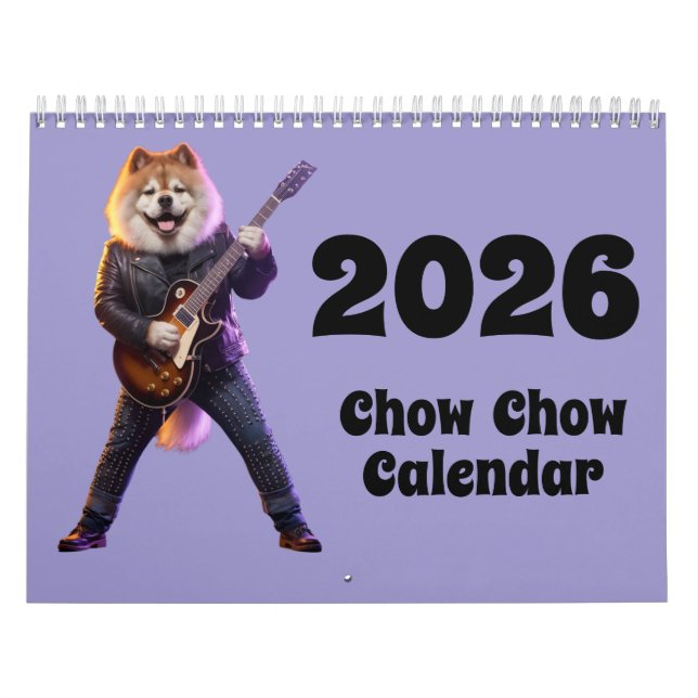 Calendario Chow Chow (Tapa)