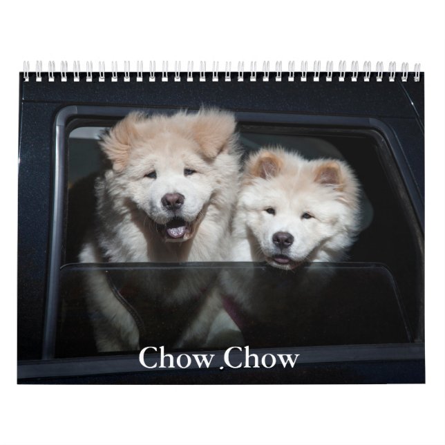 Calendario Chow Chow Dog (Tapa)