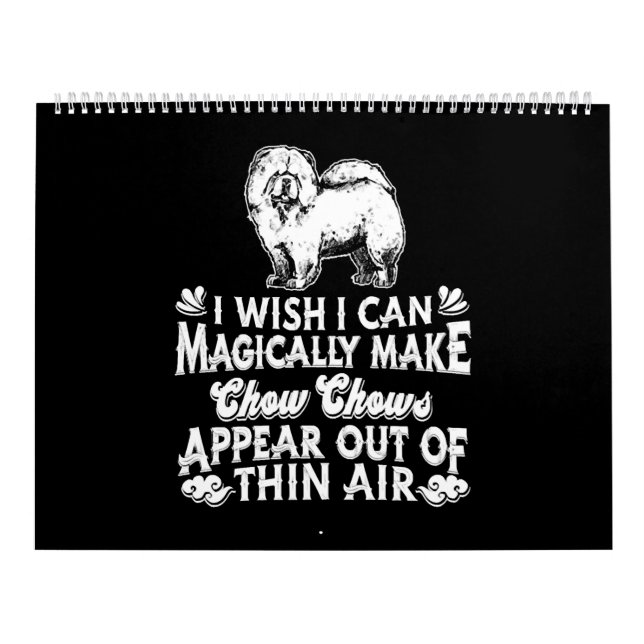 Calendario Chow Chow Dogs (Tapa)