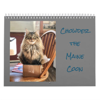 Calendario Chowder the Maine Coon Calendar