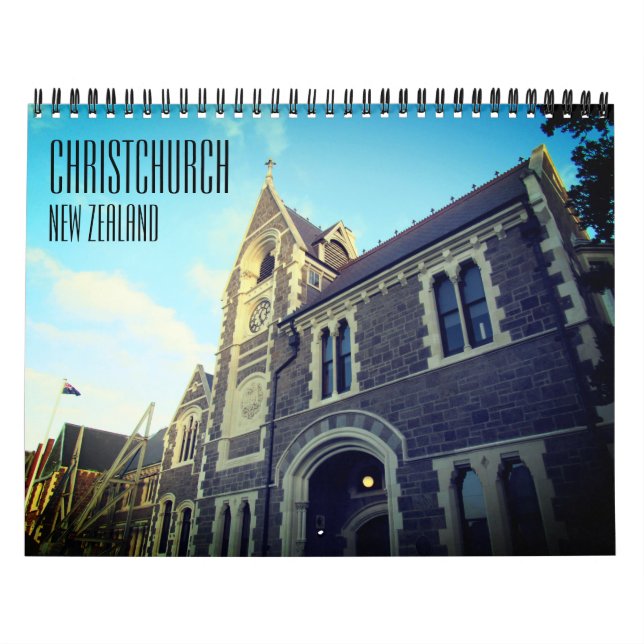 Calendario Christchurch Nueva Zelanda 2026 (Tapa)