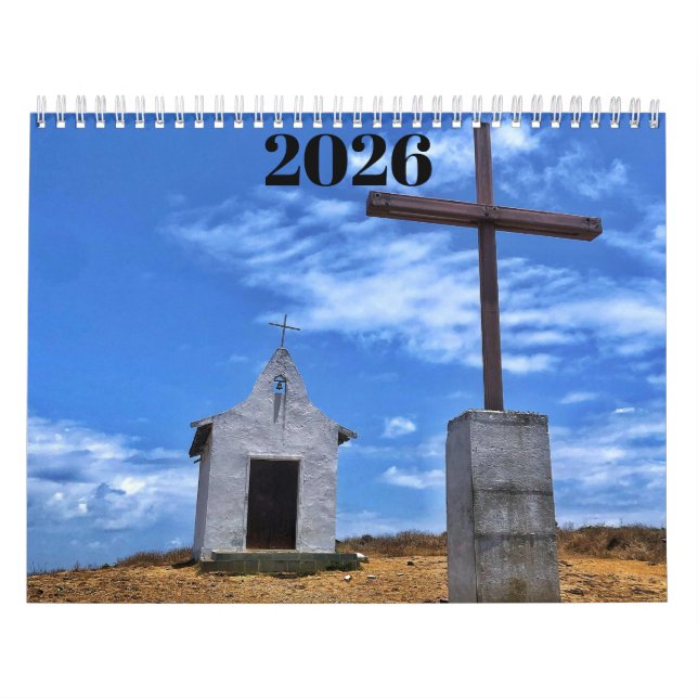 Calendario christian cross 2026 calendar   (Tapa)