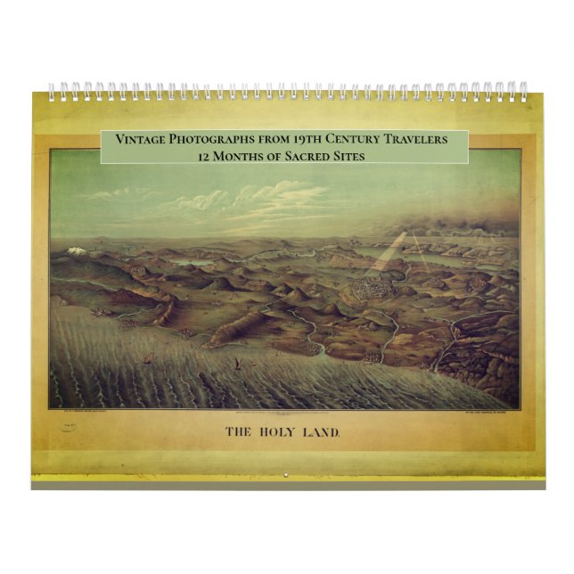 Calendario Christian Holy Land Bible Scenes Family Calendar (Tapa)