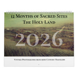 Calendario Christian Holy Land Bible Scenes Family Calendar