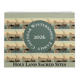 Calendario Christian Religious Holy Land Vintage Photo