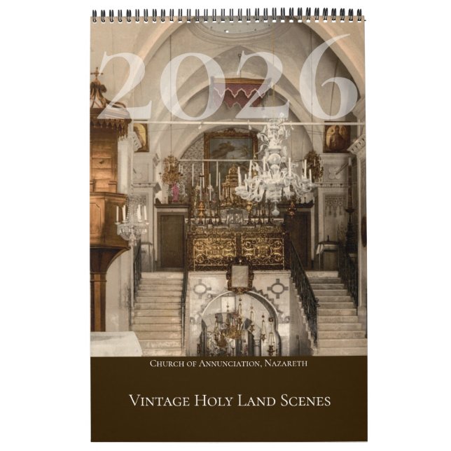Calendario Christian Sacred Sites Bible Calendar (Tapa)