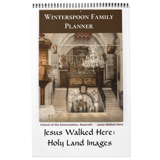 Calendario Church Family Holy Land Planner (Tapa)