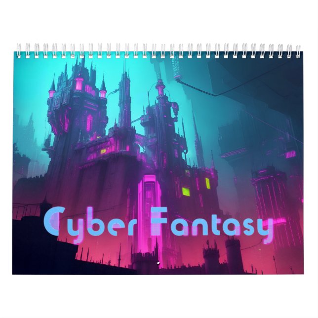 Calendario Ciber fantasía (Tapa)