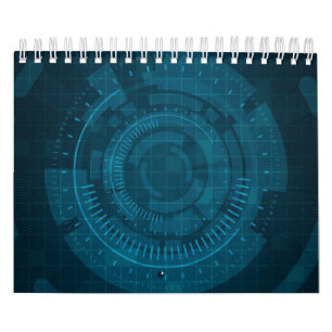 Calendario cibernético de la red