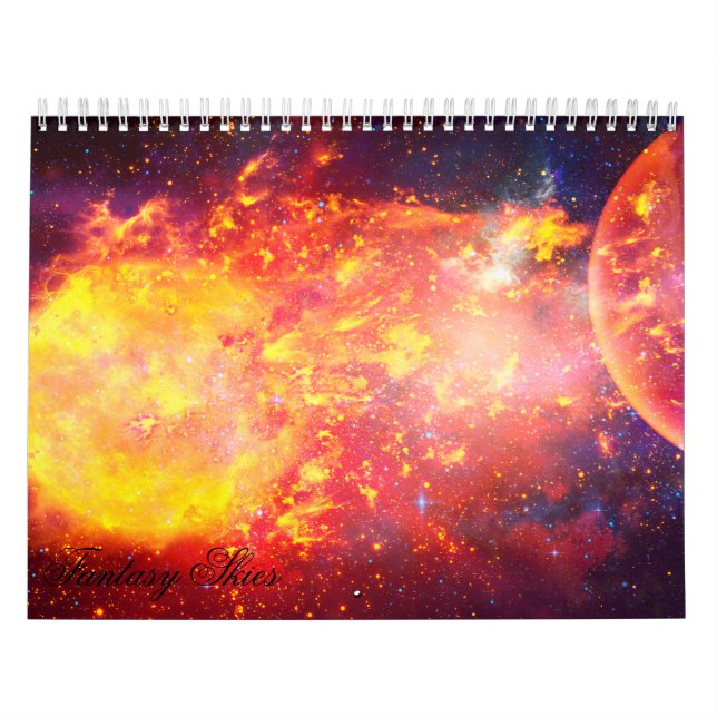 Calendario Cielos fantásticos (Tapa)