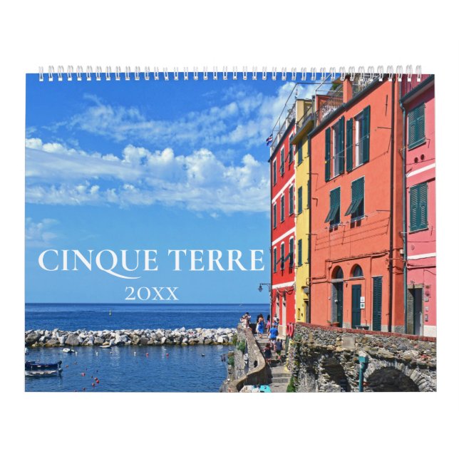 Calendario Cinque Terre Aesthetic Italy Coast Wall Calendar (Tapa)