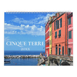 Calendario Cinque Terre Aesthetic Italy Coast Wall Calendar