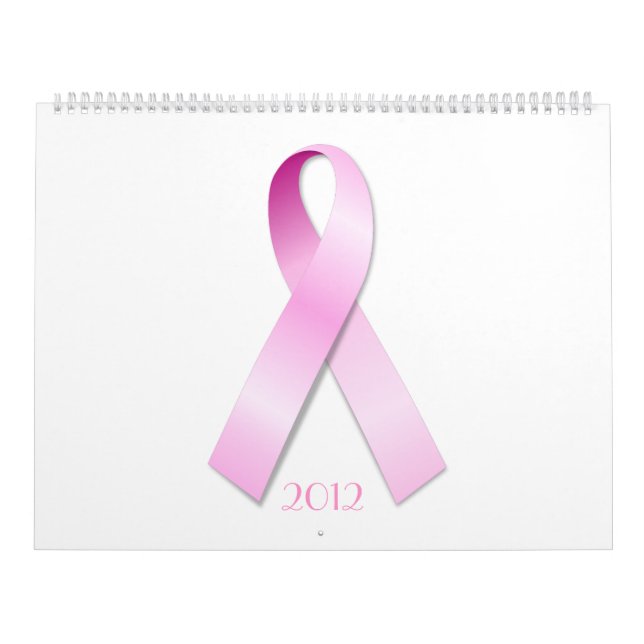 Calendario "cinta del año escolar 2012 del rosa " (Tapa)