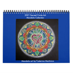 Calendario Círculos sagrados 2021 iluminaron Mandala 2013 Ca