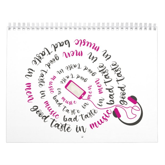 Calendario Cita de Girona Buen gusto en la música mal gusto e (Tapa)