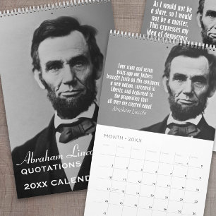 Calendario Citas de Abe Lincoln