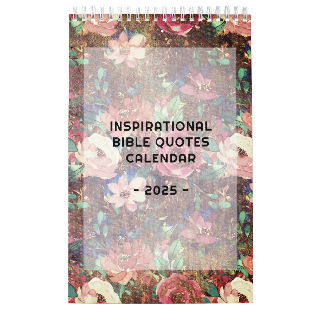 Calendario Citas de la Biblia totalmente comestibles Patrón d (Tapa)