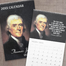 Calendario Citas de Thomas Jefferson