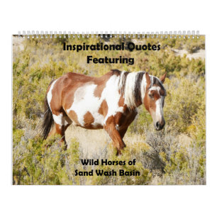Calendario Citas inspiradoras con caballos salvajes