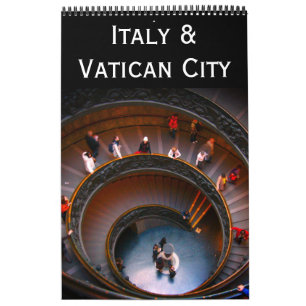 Calendario ciudad de italia y vaticano