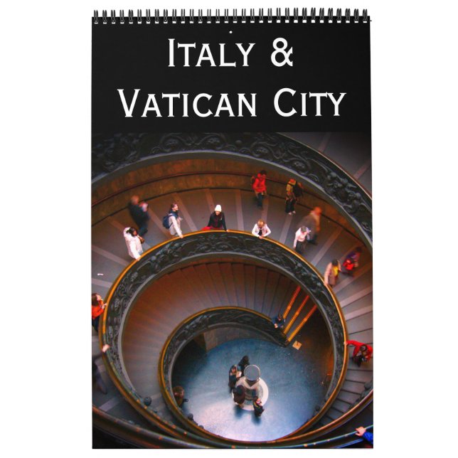 Calendario ciudad de italia y vaticano (Tapa)