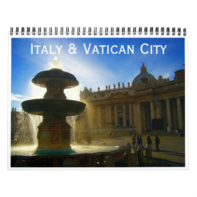Calendario ciudad de italia y vaticano 2025 (Tapa)